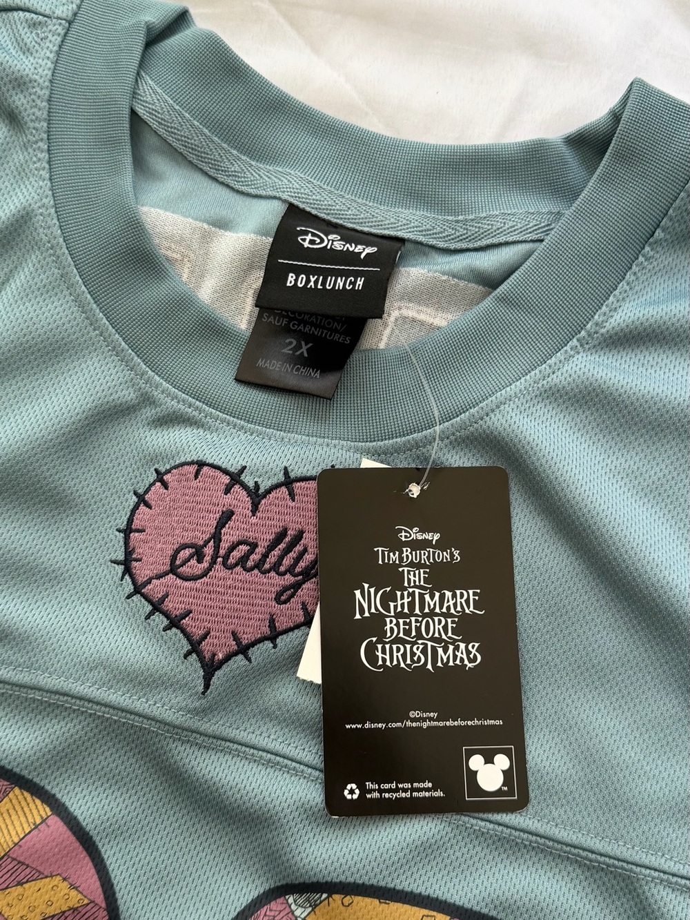 Nightmare Before Christmas Sally Football Jersey
